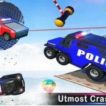 ����Σ��������ʻPolice Car Ramp Stunts