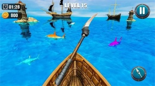 Ұ����������Wild Shark Hunterv1.3 ��׿��