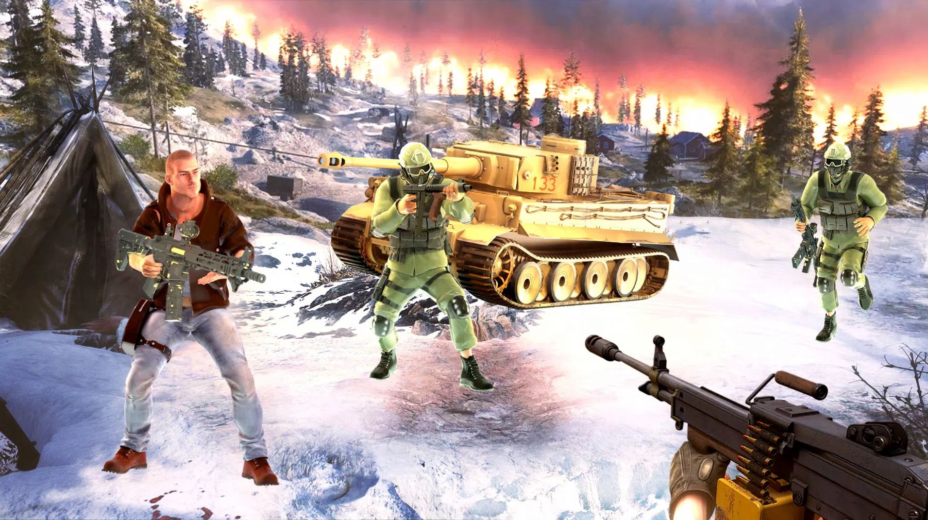 �ѻ��ж���ɡ���(Sniper Commando attack)v1.2 ��׿��