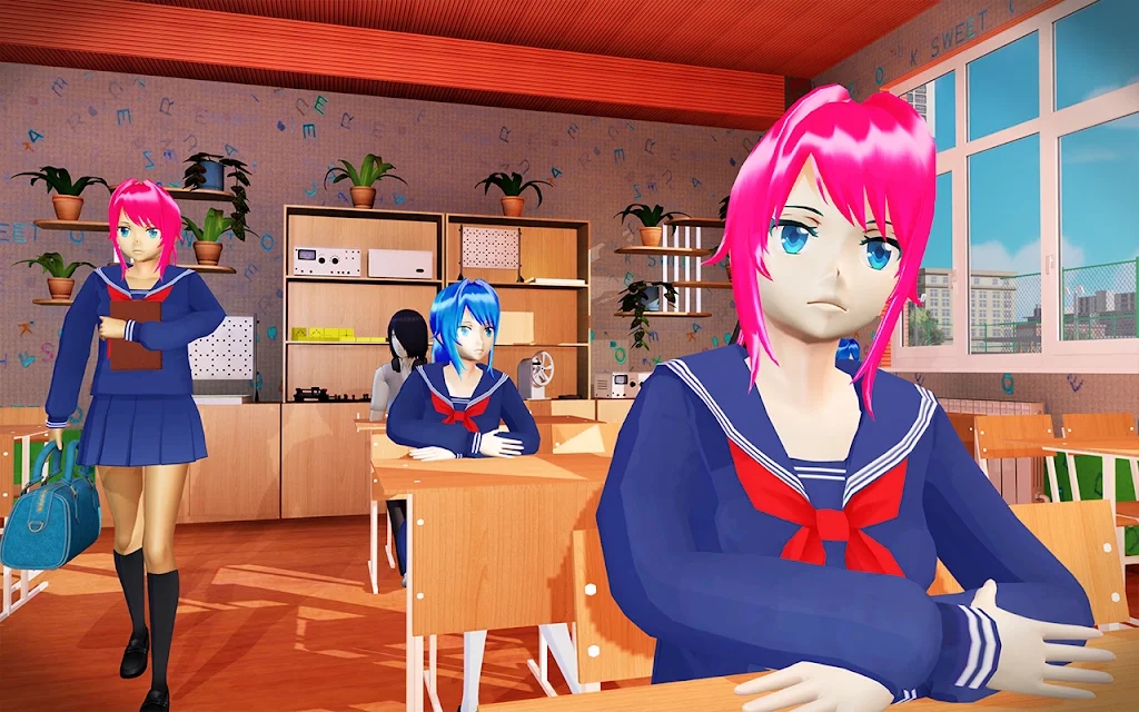 ������Ƥ����Ů��ģ��(Virtual Naughty Anime Girl Sim)v1.0 ��׿��
