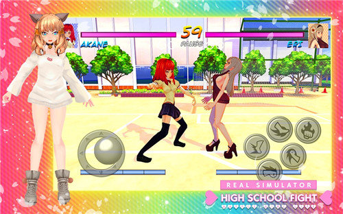 High SchoolGirlRealBattleSimulatorFightLife����̬ģ����v7.0 ��׿��