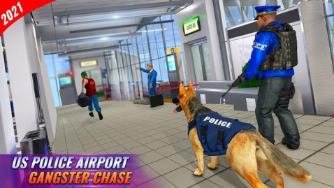 警犬机场追逐罪犯(Police Dog Airport Crime Chase) 警犬机场追逐罪犯(Police Dog Airport Crime Chase)