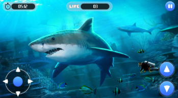 ���������ģ����(White Shark Attack Mission 3D)