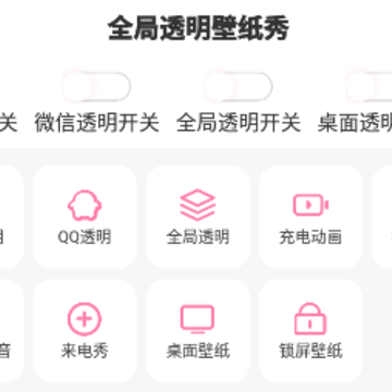 ȫ��͸����ֽ��app