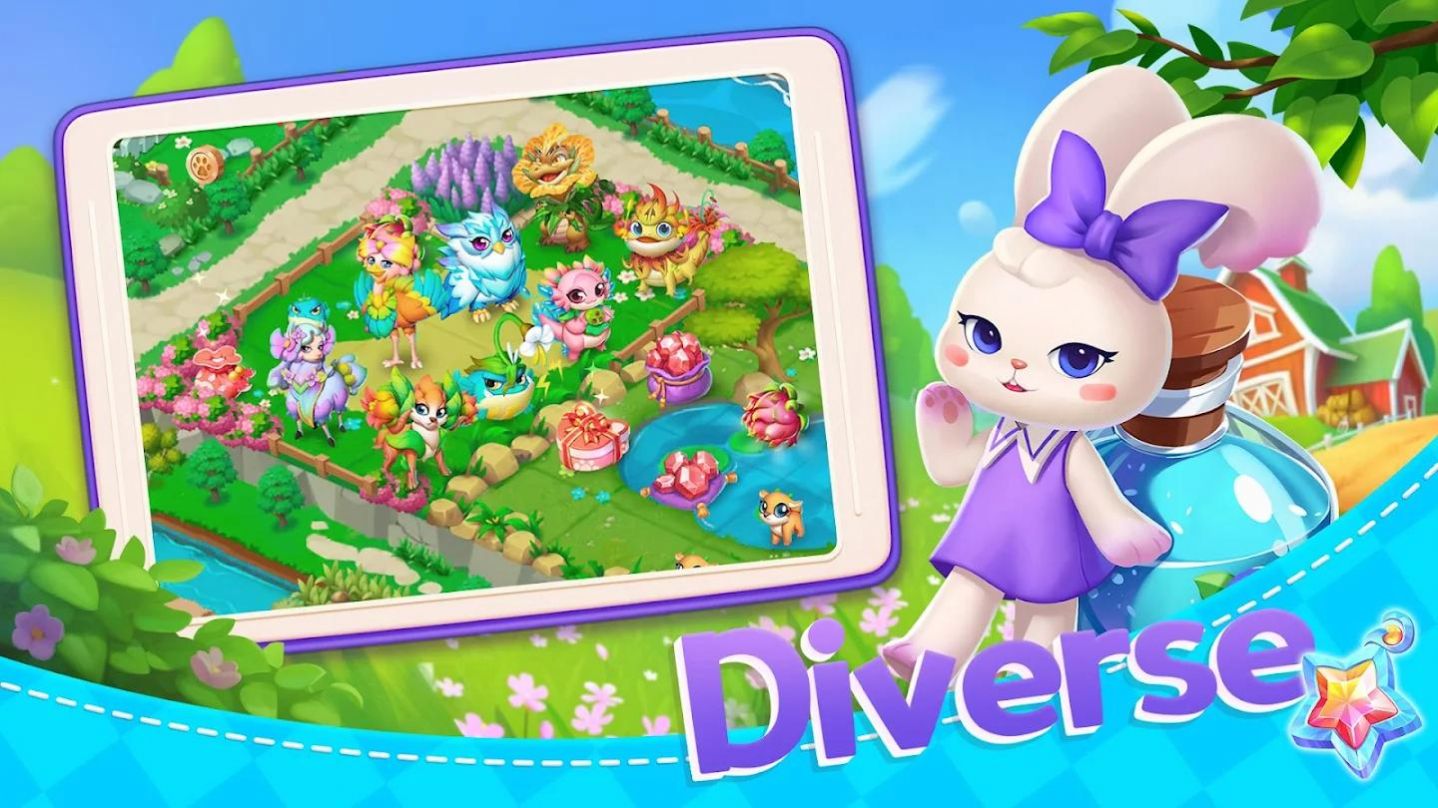 �ϲ��������ػ�԰(Merge Fantasy-Mystery Garden)v1.7.8 ��׿��