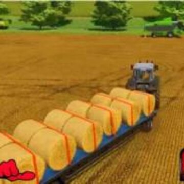 ���������Ƴ���ʻTractor Trolley Farming