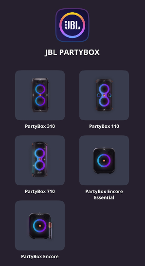 JBL PARTYBOX app JBL PARTYBOX app