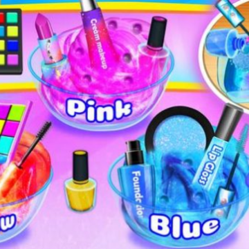 DIY��ױ��ϳ�ճҺ(MakeUpSlimeMaking)