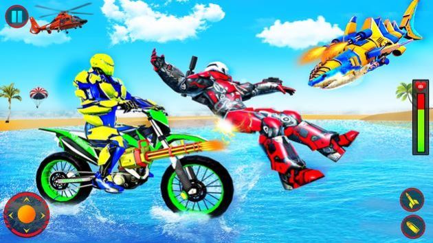 ��������˱������г�(Shark Robot Transform Bike)v51 ��׿��