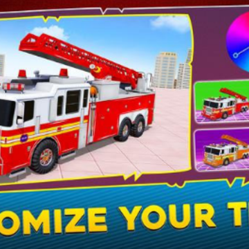 ����������������(Fire Truck Robot Car Game)
