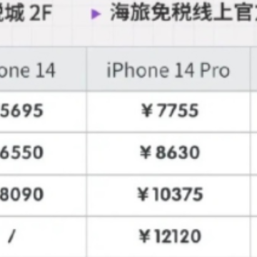 iPhone14������˰�۸� ������˰��iPhone14ϵ�б��˶���