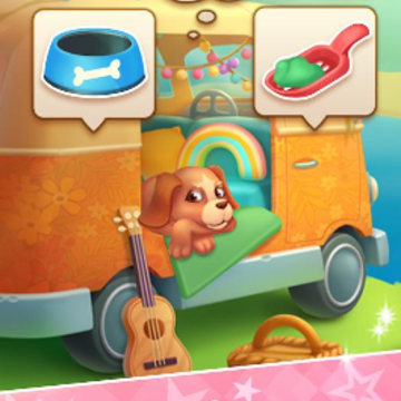 �ʼ�ɫ���㴻ƥ��3(Royal Coloring Toon Match 3)