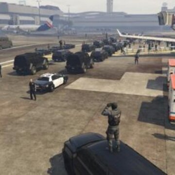 ����������Police Car Convoy Guard