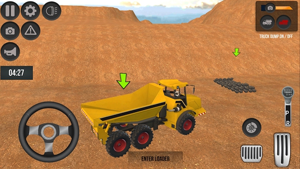 ��ж����װ�ػ�ģ����(Dumper Truck Loader Simulator)v1.1 ��׿��