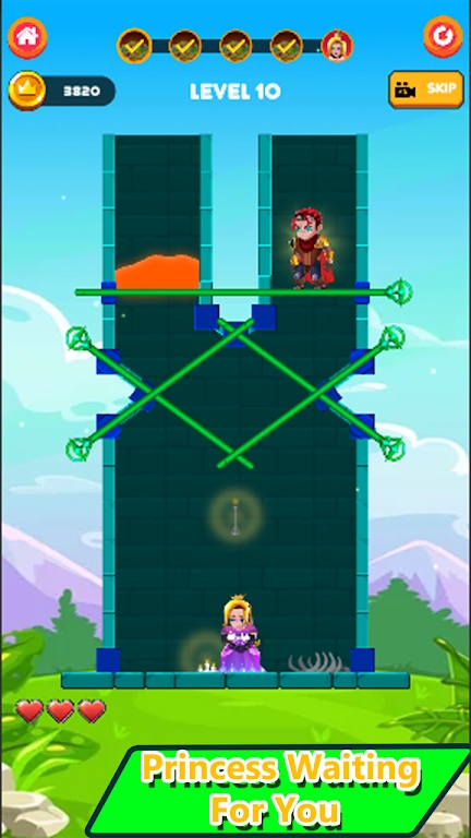 �Թ���ԮսʿRescue Warrior Pin Puzzle gamev0.2 ��׿��