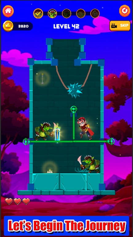 �Թ���ԮսʿRescue Warrior Pin Puzzle gamev0.2 ��׿��