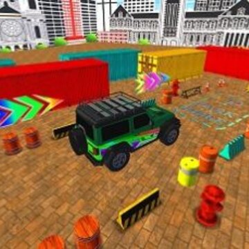 ͣ����ս3Dģ��JeepParking