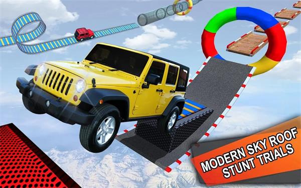 ���ճ��ؼ���ʻImpossible Jeep Offroad Stunt Drivev1.5 ��׿��