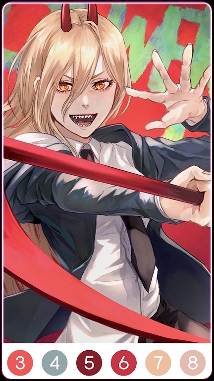 ��ɫ�������ɫ(Chainsaw Man Coloring)v0.001 ��׿��