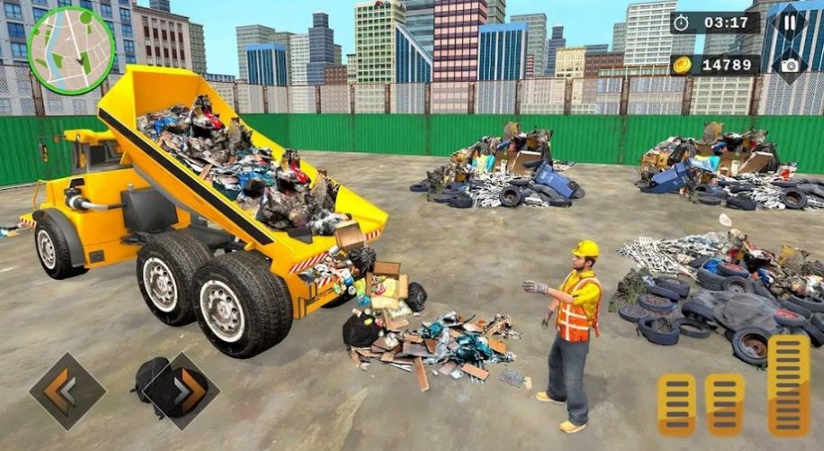 ���������ռ���ģ���ʻ(Garbage Trash Truck Driving 3D)v1.0 ��׿��