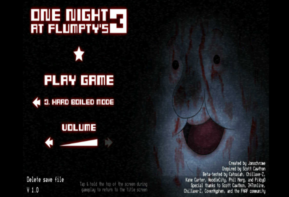 ��Ƥ�ص�һҹ������������(One Night at Flumptys 3)