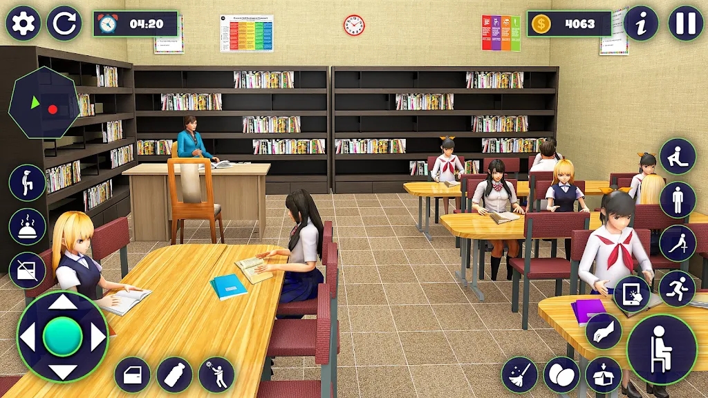 У԰˶(School Girl Life Simulator)v1.23 ׿