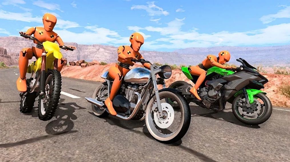 Ħгײ(Moto Bike Dummy Crash Test Sim)v2 ׿