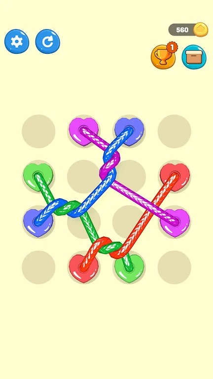 �⿪�������3DTangled Line 3D: Knot Twisted