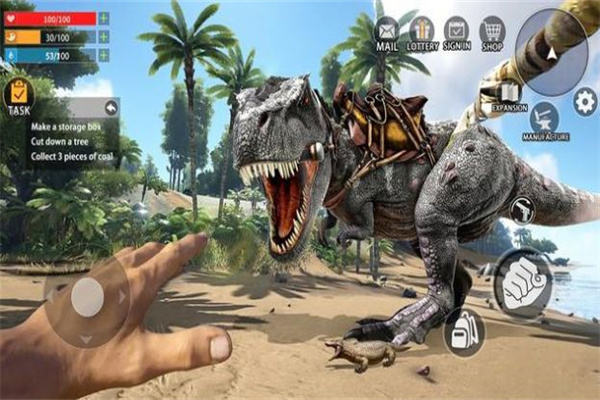 �������˵�����Dinosaurs Hunter Island Survivalv0.1 ��׿��
