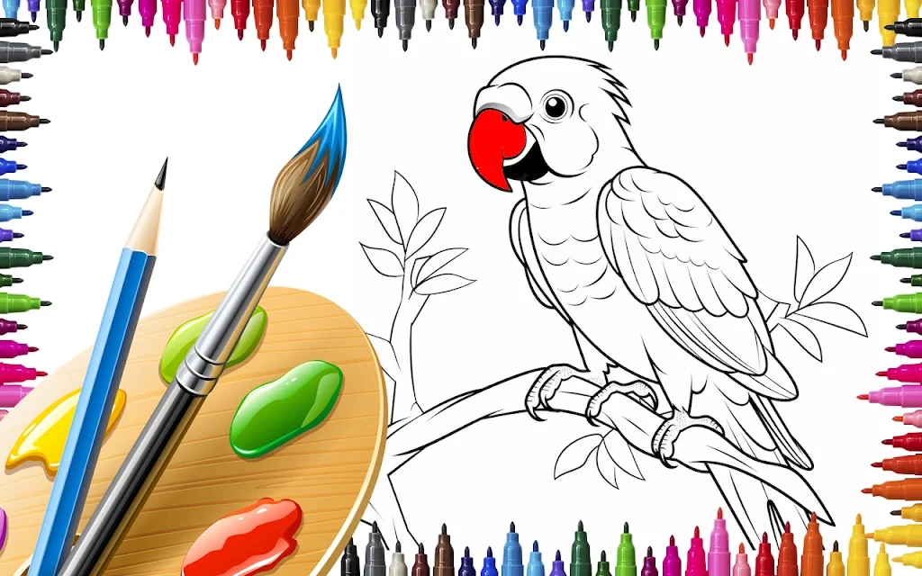 ɫ滭Ϳ(Colour paint and drawing games)v1.02 ׿
