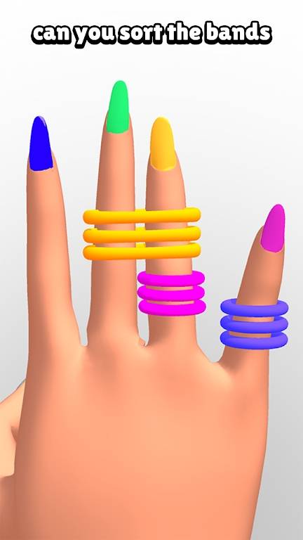 ��ɫ��Ƥ�����Rubber Band Sortv0.1 ��׿��