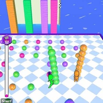 ����������Basket Battle Tower Race