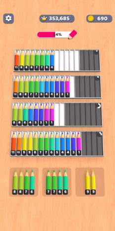 Ǧ������3D(Pencil Sort 3D)