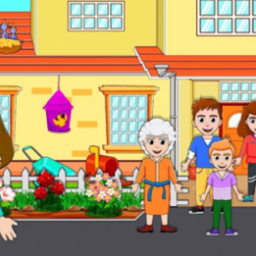 �ҵļ�ͥС��������(My Family Town Doll House)