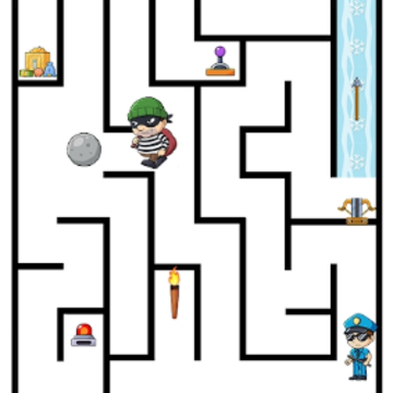 �Թ�С͵����ƴͼ(Maze Thief)
