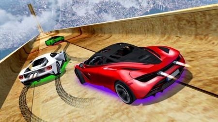 ���������ؼ������µ�Super Car Stuntsv1.1.0 ��׿��
