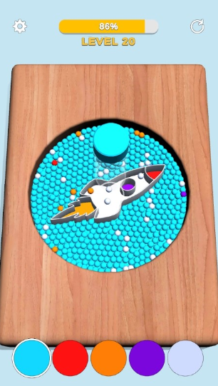 ������ࣨSorting Beads: Stencil Fill��