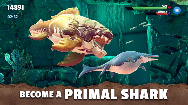 ������ʷǰ����(Hungry Shark Primal)