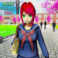 Ůѧģ(Anime School Life Sim)v1.0 ׿