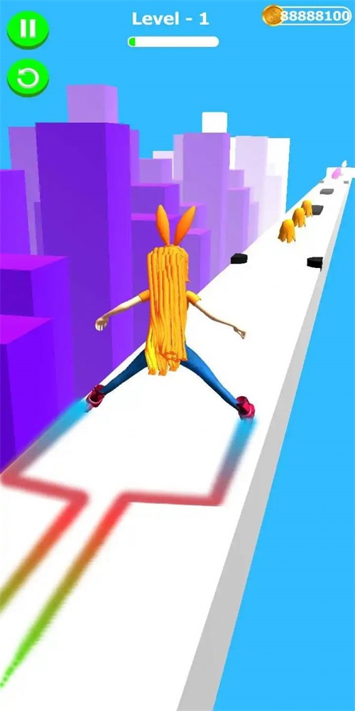 ͷ����ս�ܲ��ߣ�Hair challenge runner��v11 ��׿��