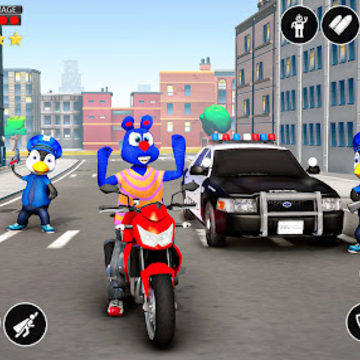 ��ɫ���ﷸ�ﶷʿ(Blue Monster Crime Simulator)