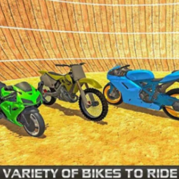 ���������г��ؼ�(Well of death bicycle stunt)