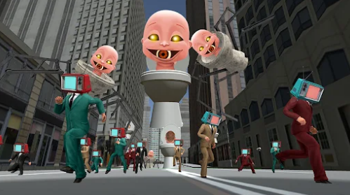 ��������׽�Բ�(Toilet Monster Hide N Seek)