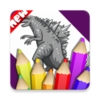 Ϳɫ��˹����Coloring Godzilla and Dinosaur��v1.1.4 ��׿��