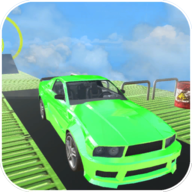 �������µ��ؼ�(3D Car Mega Ramp Stunt 2021)v1.0 ��׿��