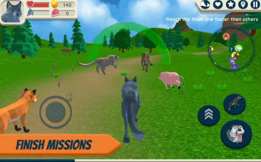 Ұģ(Wolf Simulator: Wild Animals 3D)