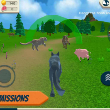 Ұ��ģ��������������(Wolf Simulator: Wild Animals 3D)