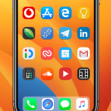��׿��ios16����ȫ�׷�(iOS Icons)