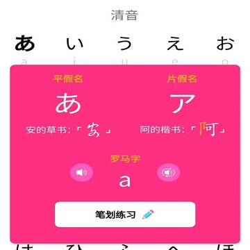 木木五十音 木木五十音