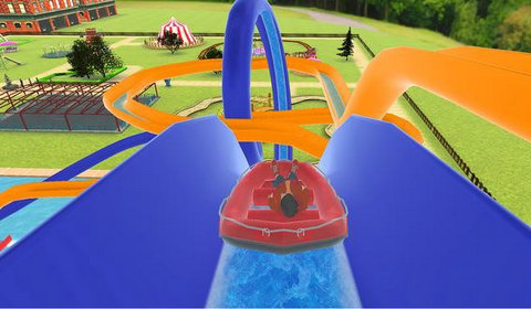 ˮ�����⹫԰�ؼ�����Water Slide Downhill RushWestern Saloon